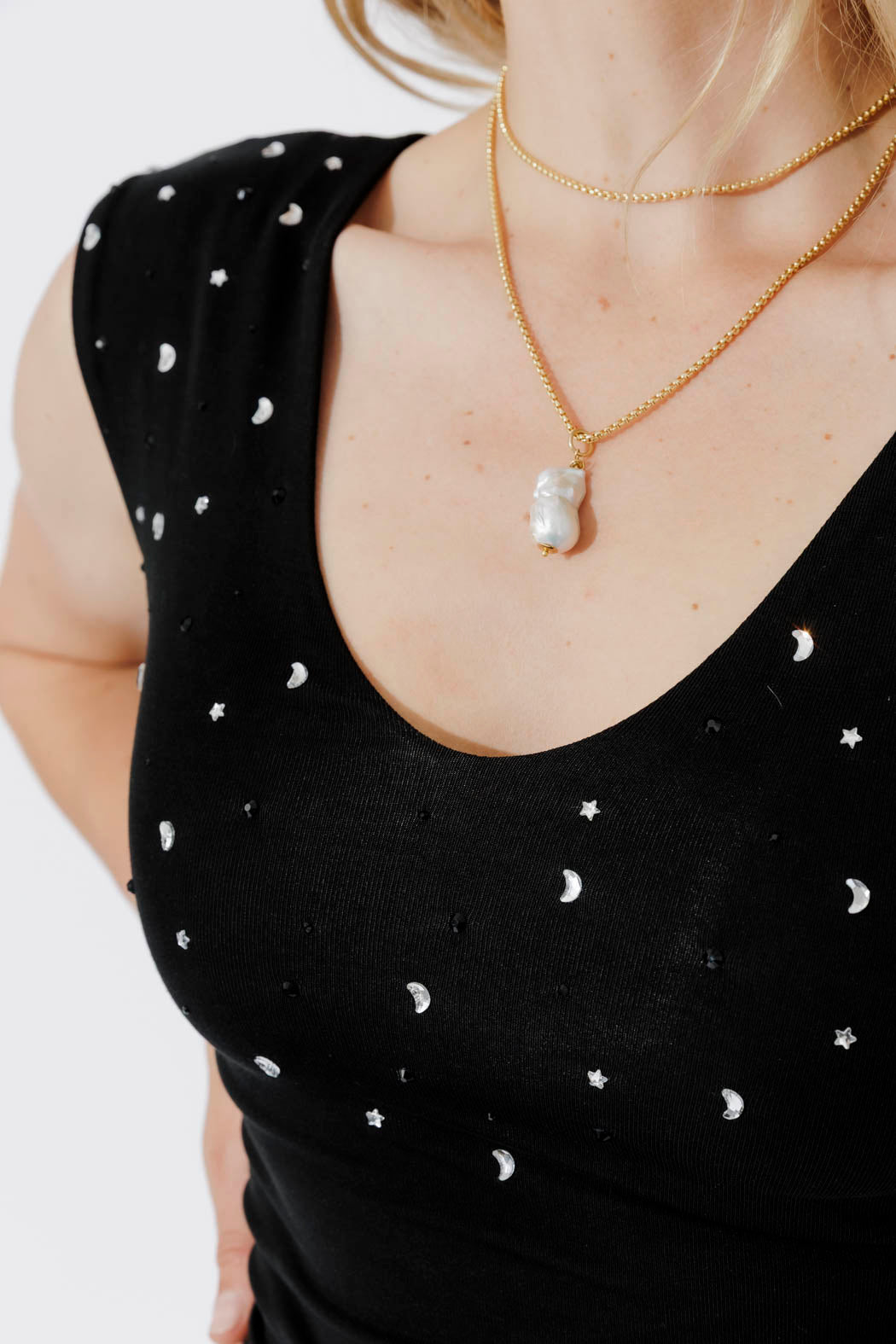 Black Sparkle Lust Cami