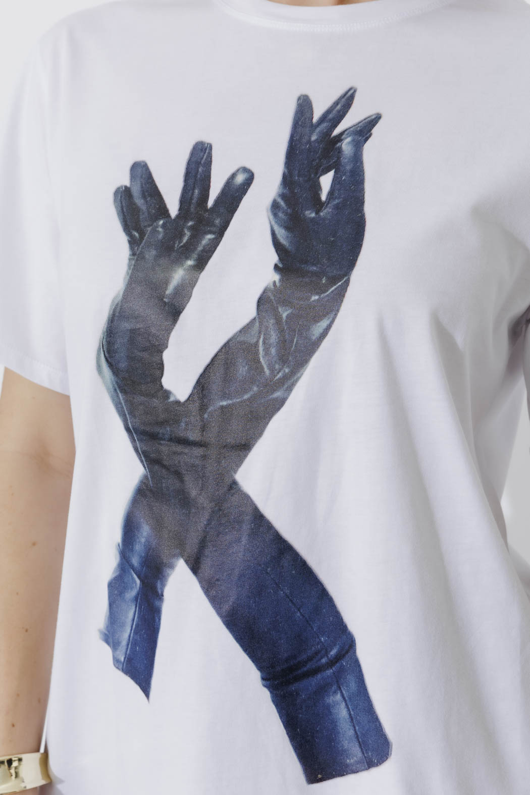 White Glove Print T-Shirt