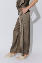 Taupe Scarf & Bias Cami Set