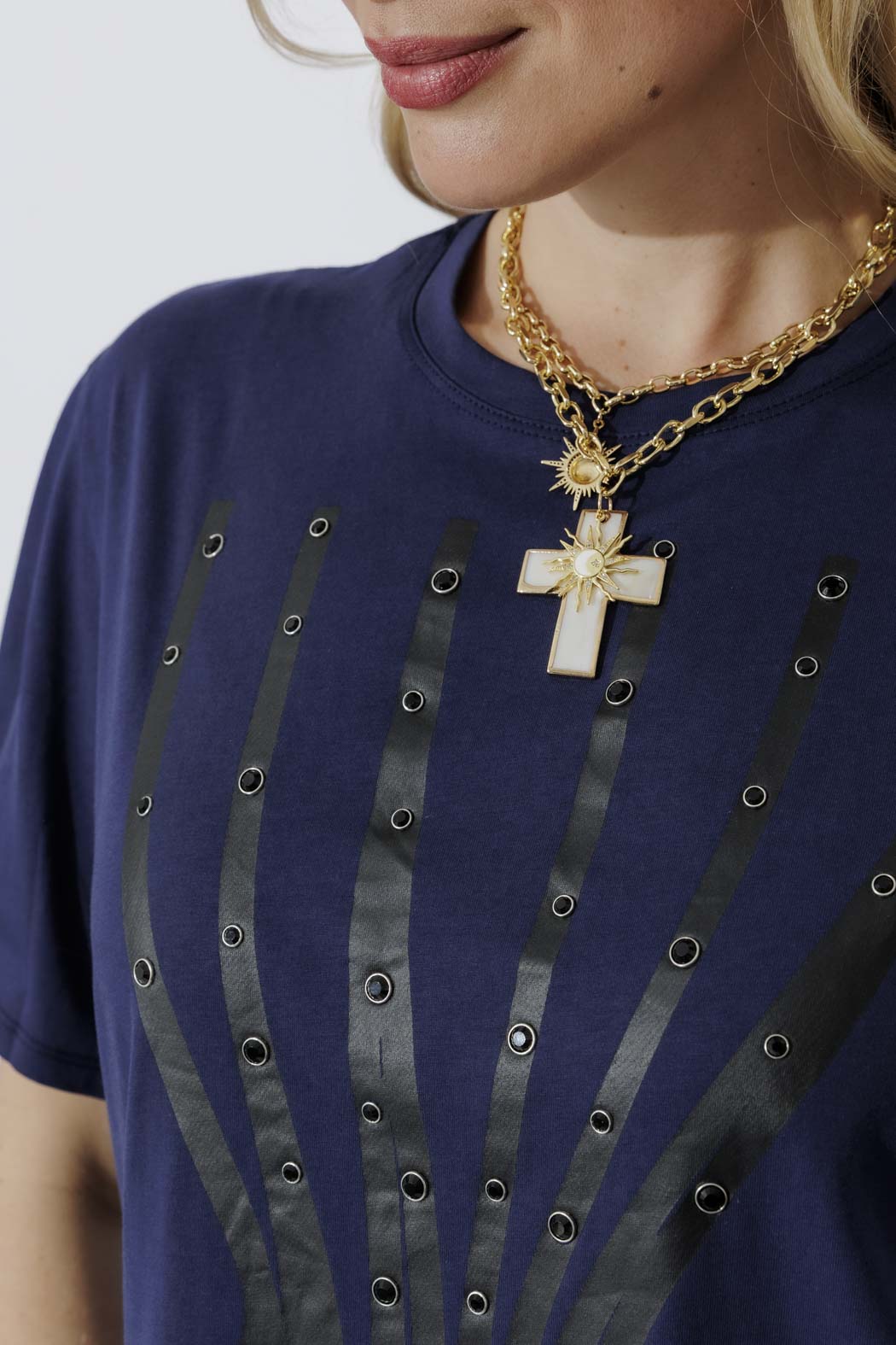 Navy Hourglass T-Shirt