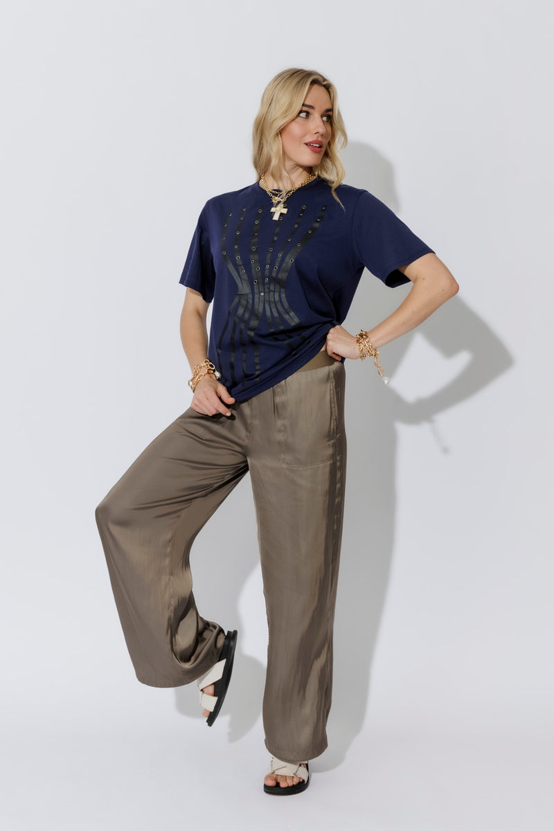 Navy Hourglass T-Shirt