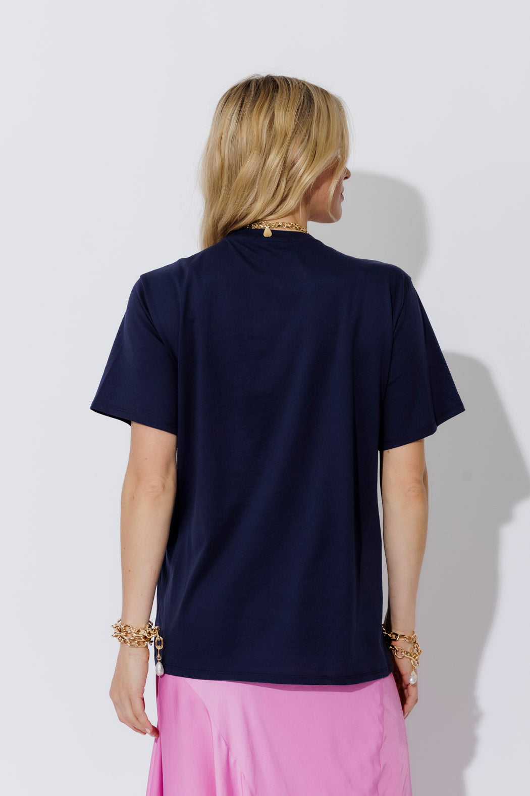 Navy Glove Print T-Shirt