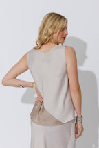 Champagne Contrast Bias Cami