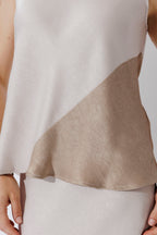 Champagne Contrast Bias Cami