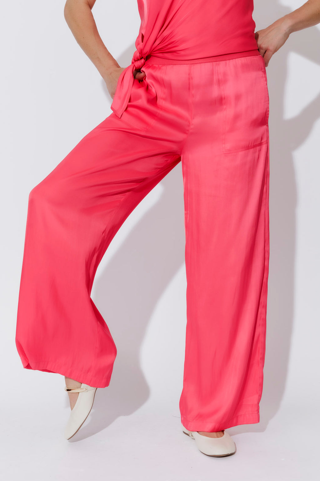 Watermelon Scarf & Bias Cami Set