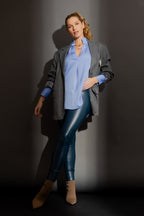 Slate Croc Coated Miracle Pants