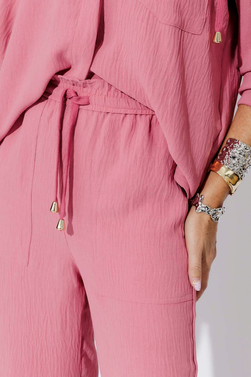 Rose Ripple Pocket Pant