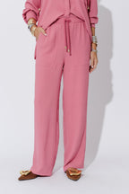 Rose Ripple Pocket Pant