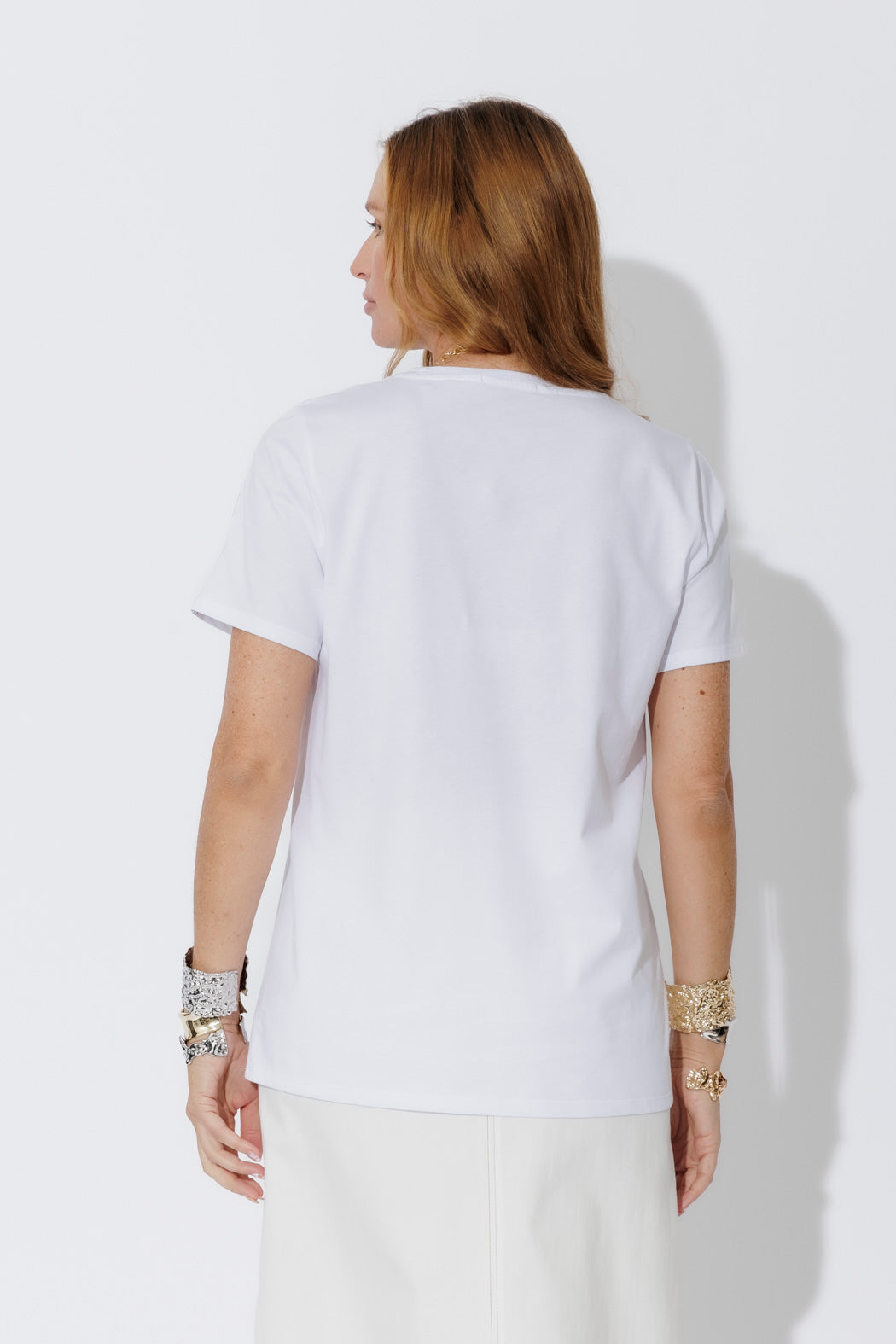 White Sport Sleeve T-Shirt
