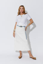 White Sport Sleeve T-Shirt