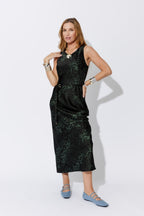 Jade Animal Bias Dress