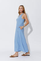 Cornflower Tencel Maxi Dress