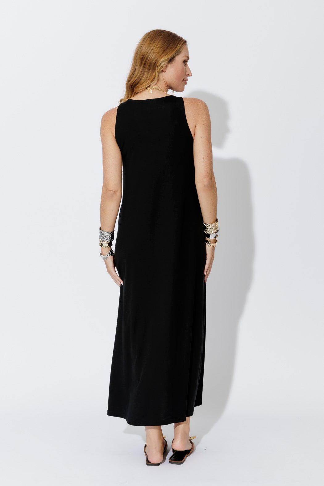 Black Tencel Maxi Dress