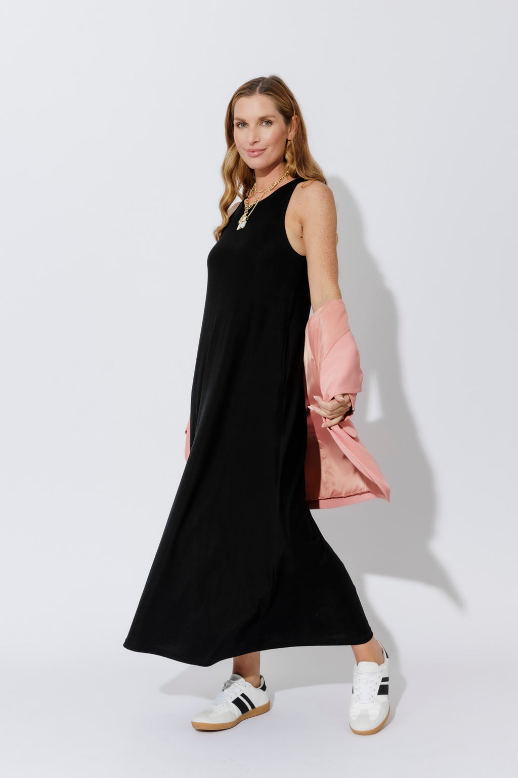 Black Tencel Maxi Dress