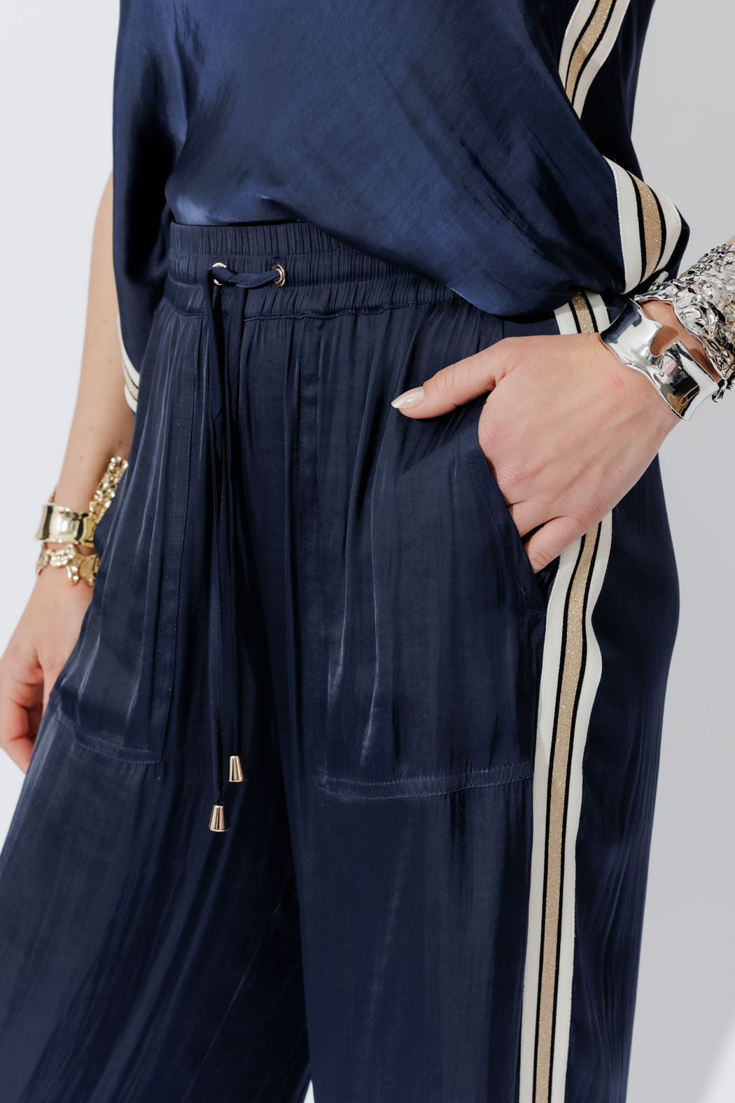 Navy Glow Sports Pant