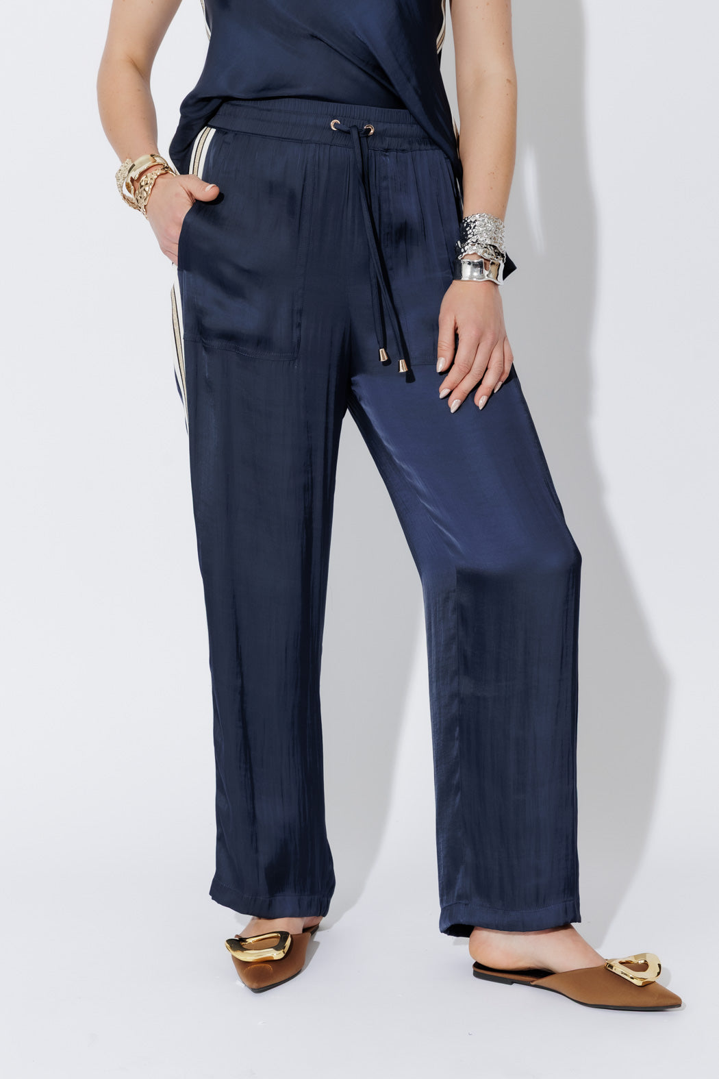 Navy Glow Sports Pant