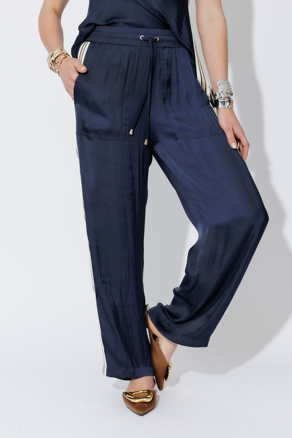 Navy Glow Sports Pant