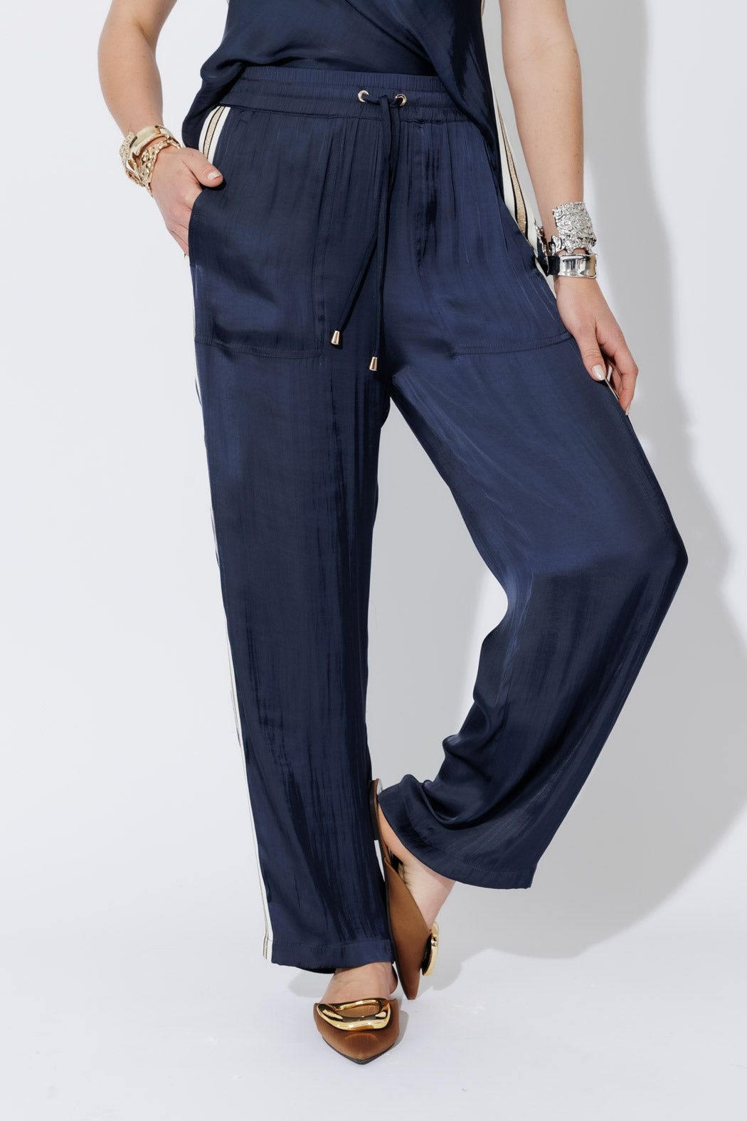 Navy Glow Sports Pant