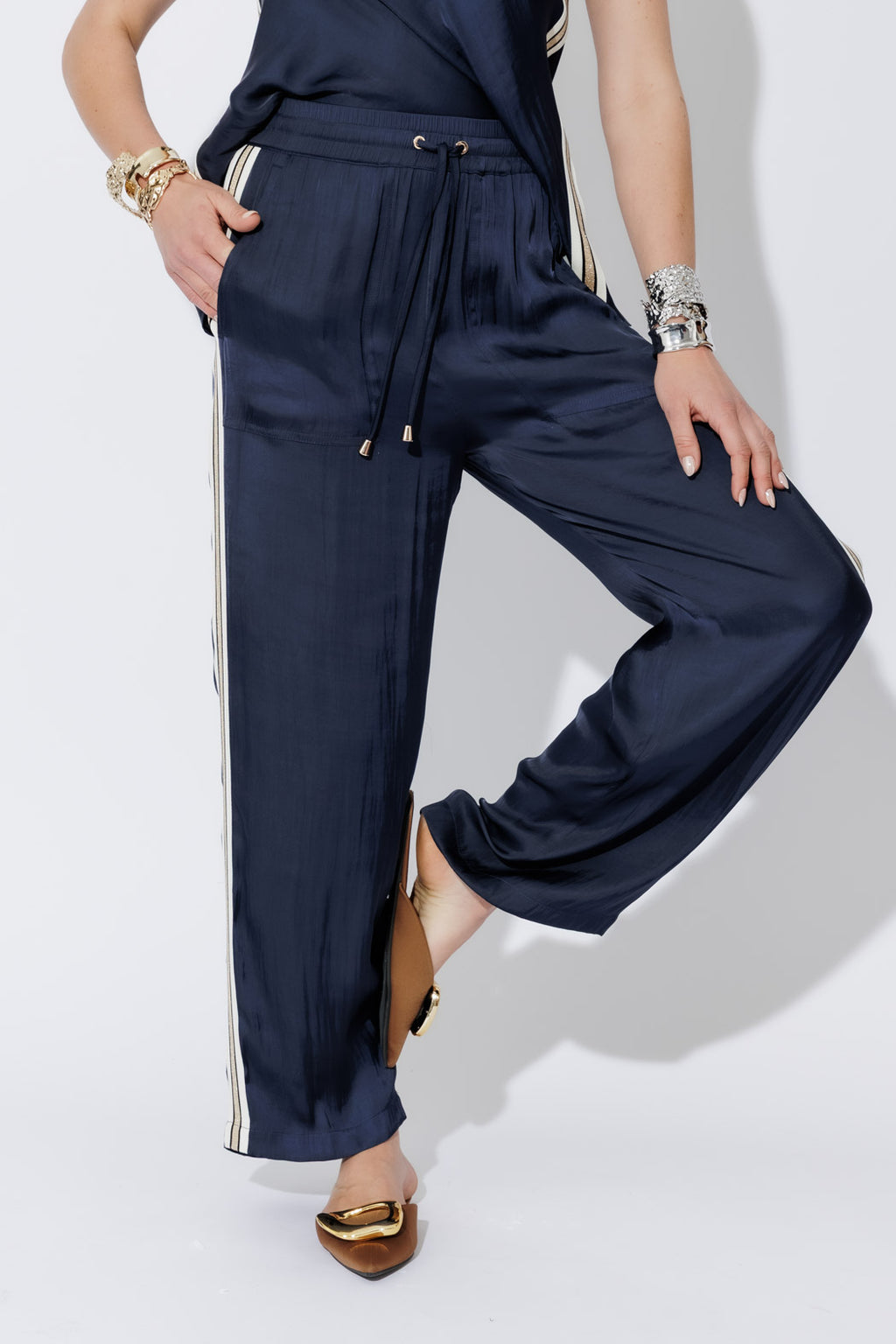 Navy Glow Sports Pant