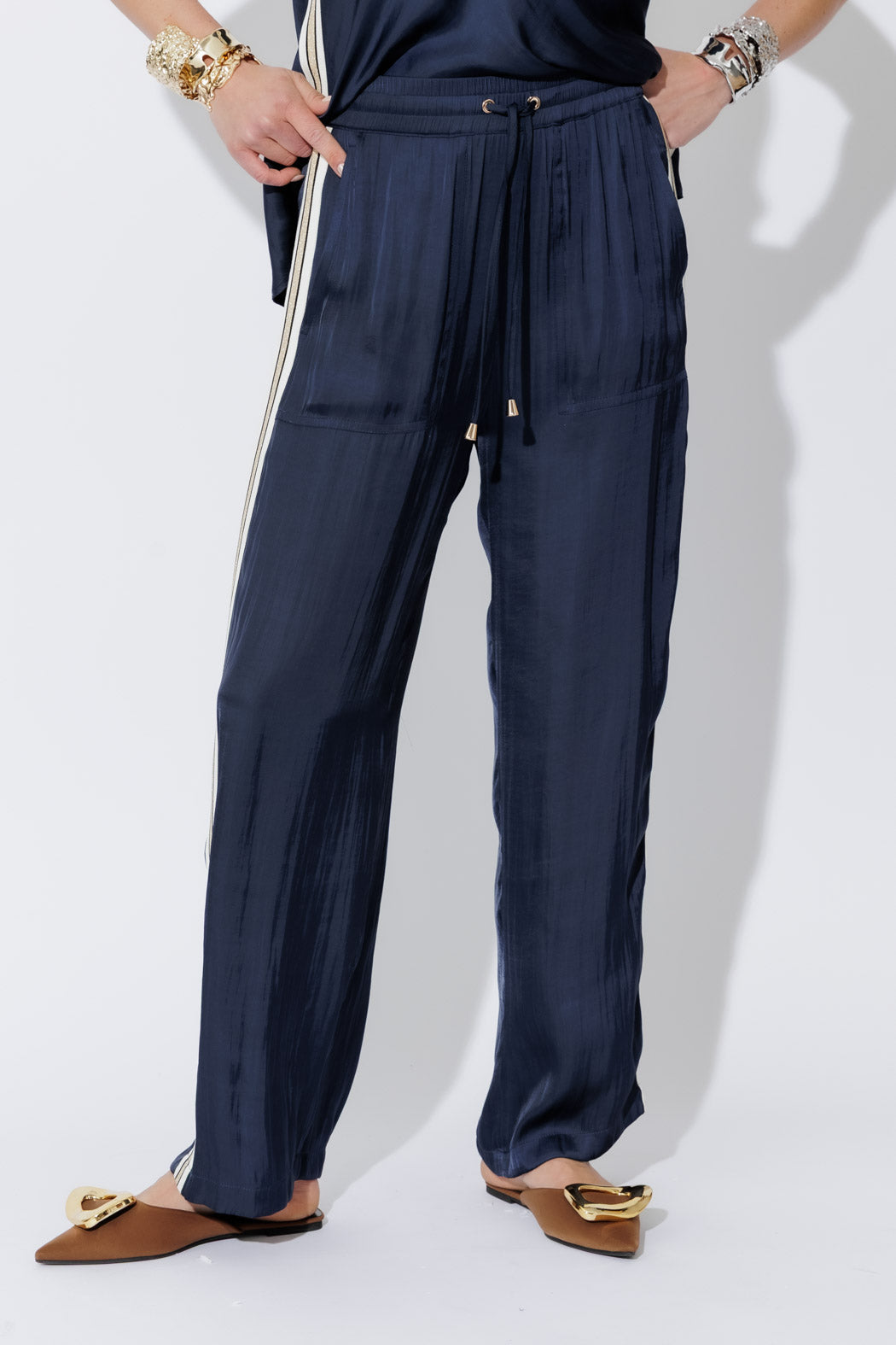 Navy Glow Sports Pant