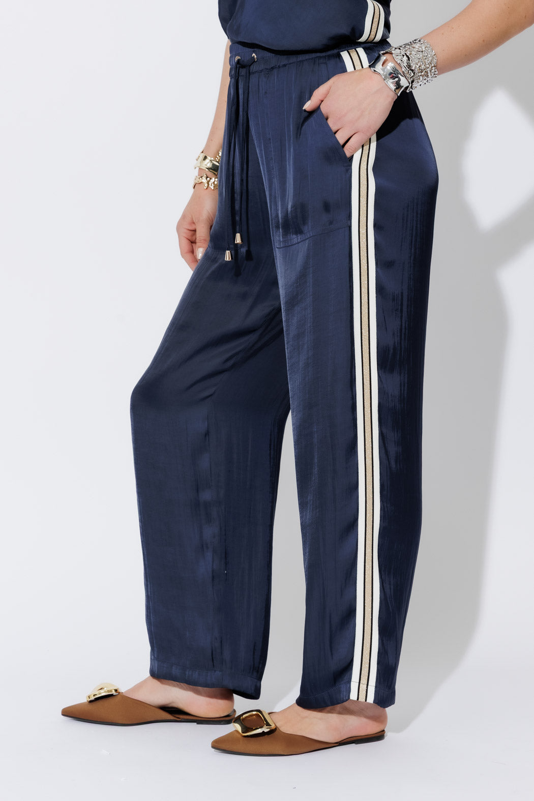 Navy Glow Sports Pant