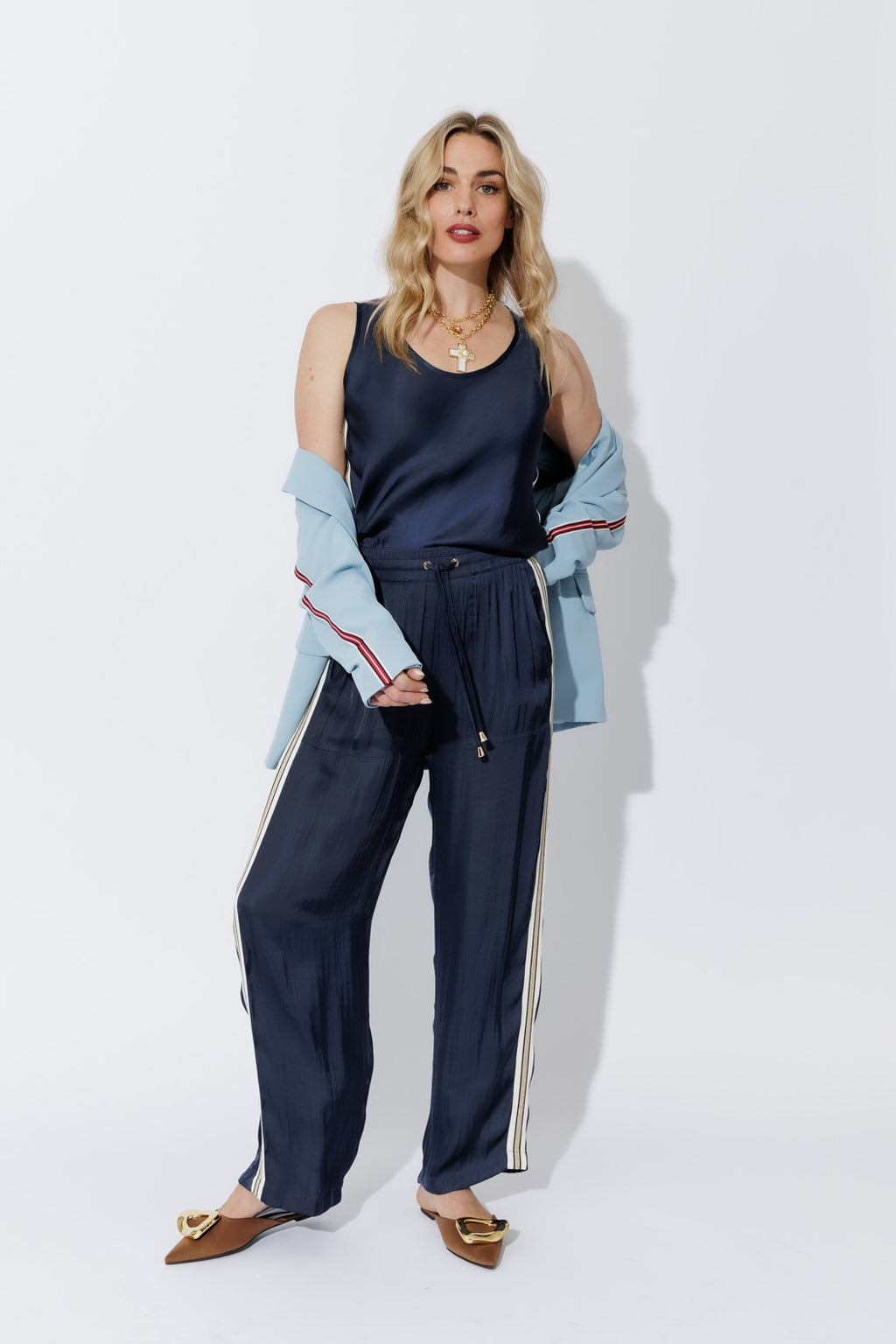 Navy Glow Sports Pant