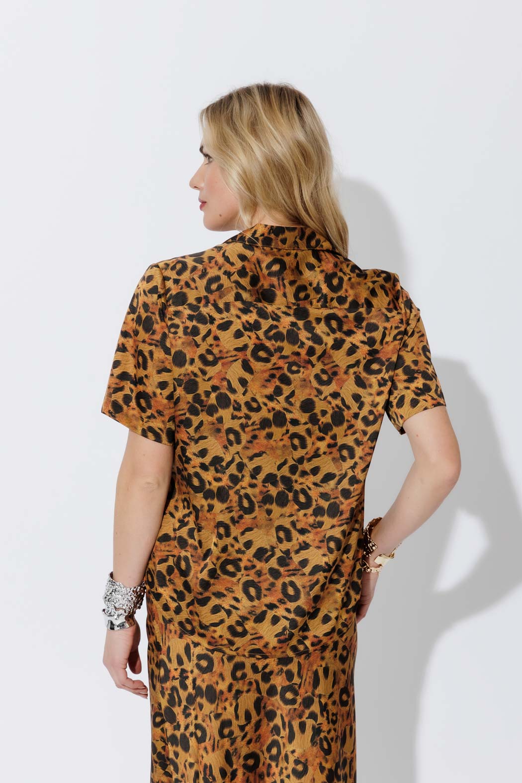 Animal Silky Pocket Shirt