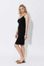 Black Tencel Slip Dress