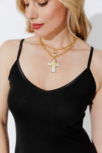 Black Tencel Slip Dress