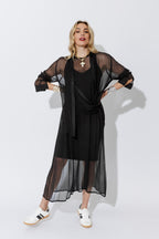 Black Tencel Slip Dress