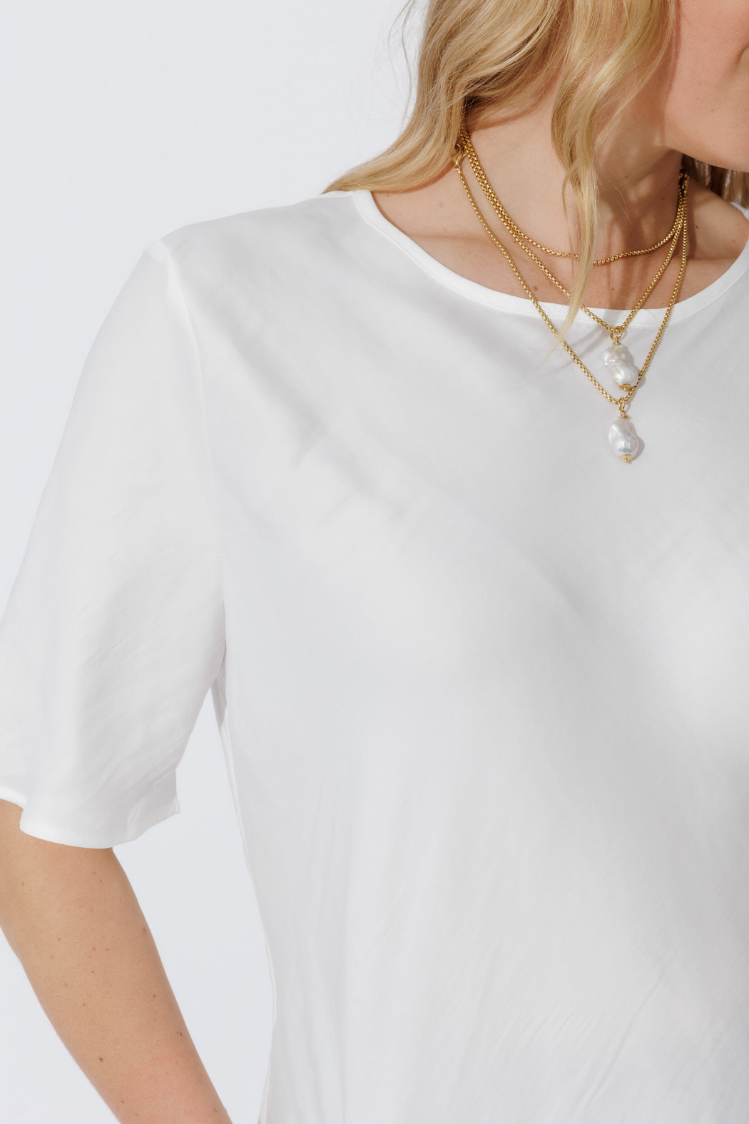 White Glow Bias T-Shirt