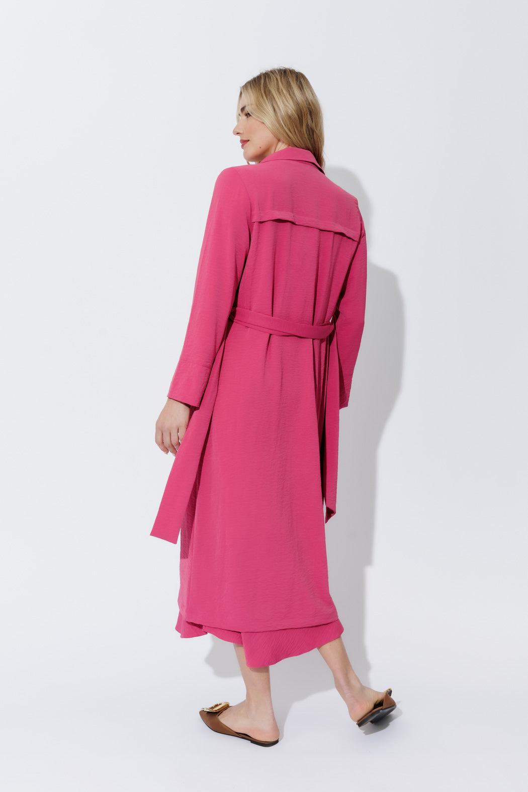 Pink Luxury Trench Coat