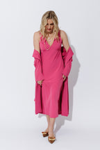 Pink Luxury Trench Coat