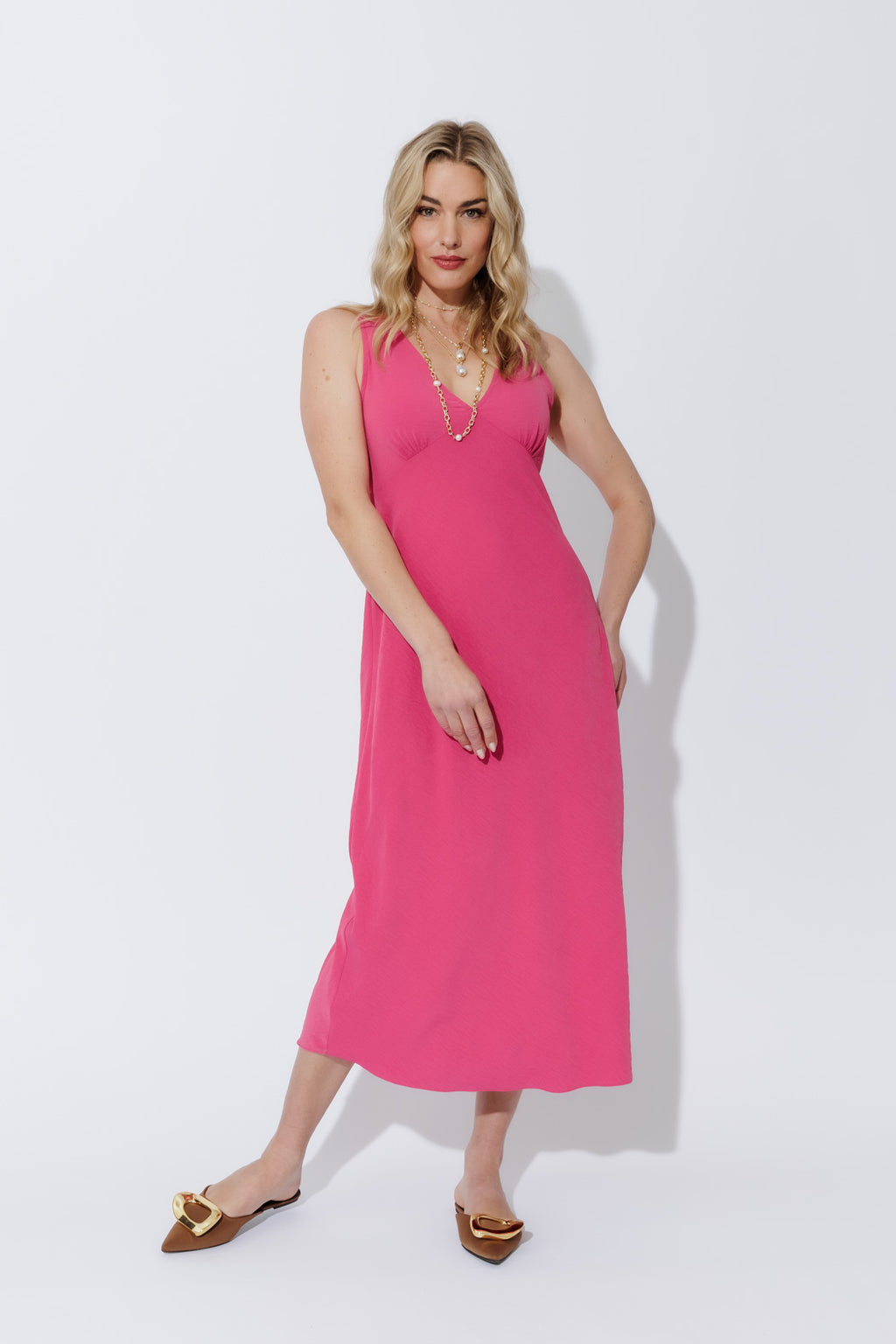 Pink Luxury Bias Dress