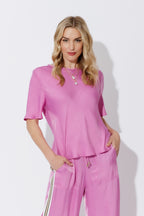 Pink Glow Bias T-Shirt