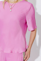 Pink Glow Bias T-Shirt