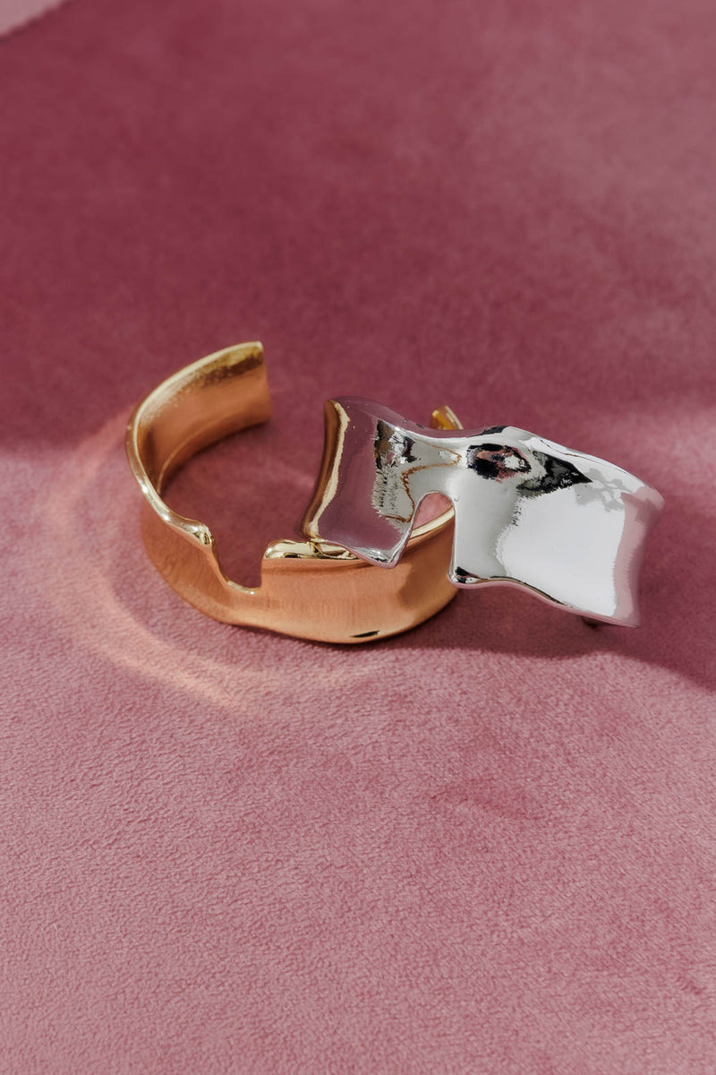 Silver Sculpt Cuff