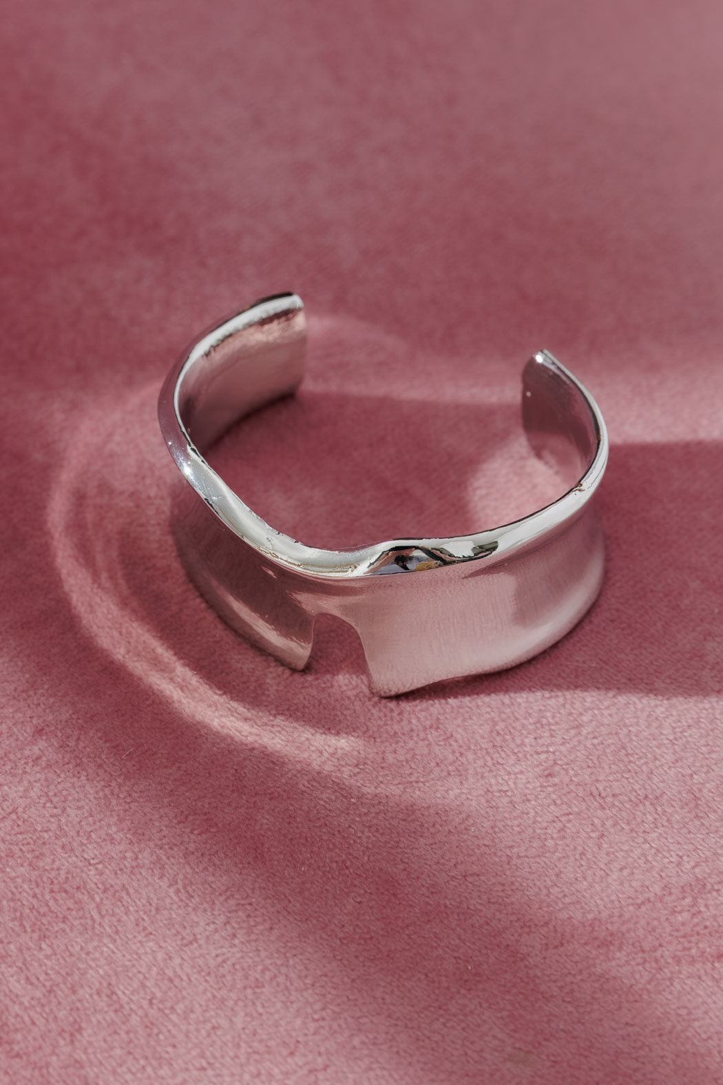Silver Sculpt Cuff