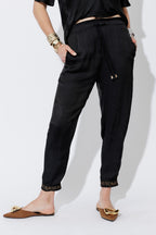 Black Glow Pull On Pant