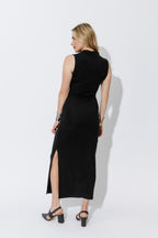 Black Tencel Madonna Dress