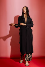 Black Euro Trench Coat