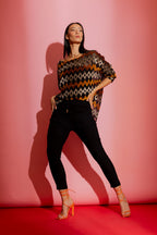 Black Slim Leg Cargo Pant