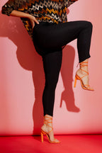 Black Slim Leg Cargo Pant