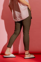 Taupe Slim Leg Cargo Pant