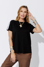 Black Sport Sleeve T-Shirt