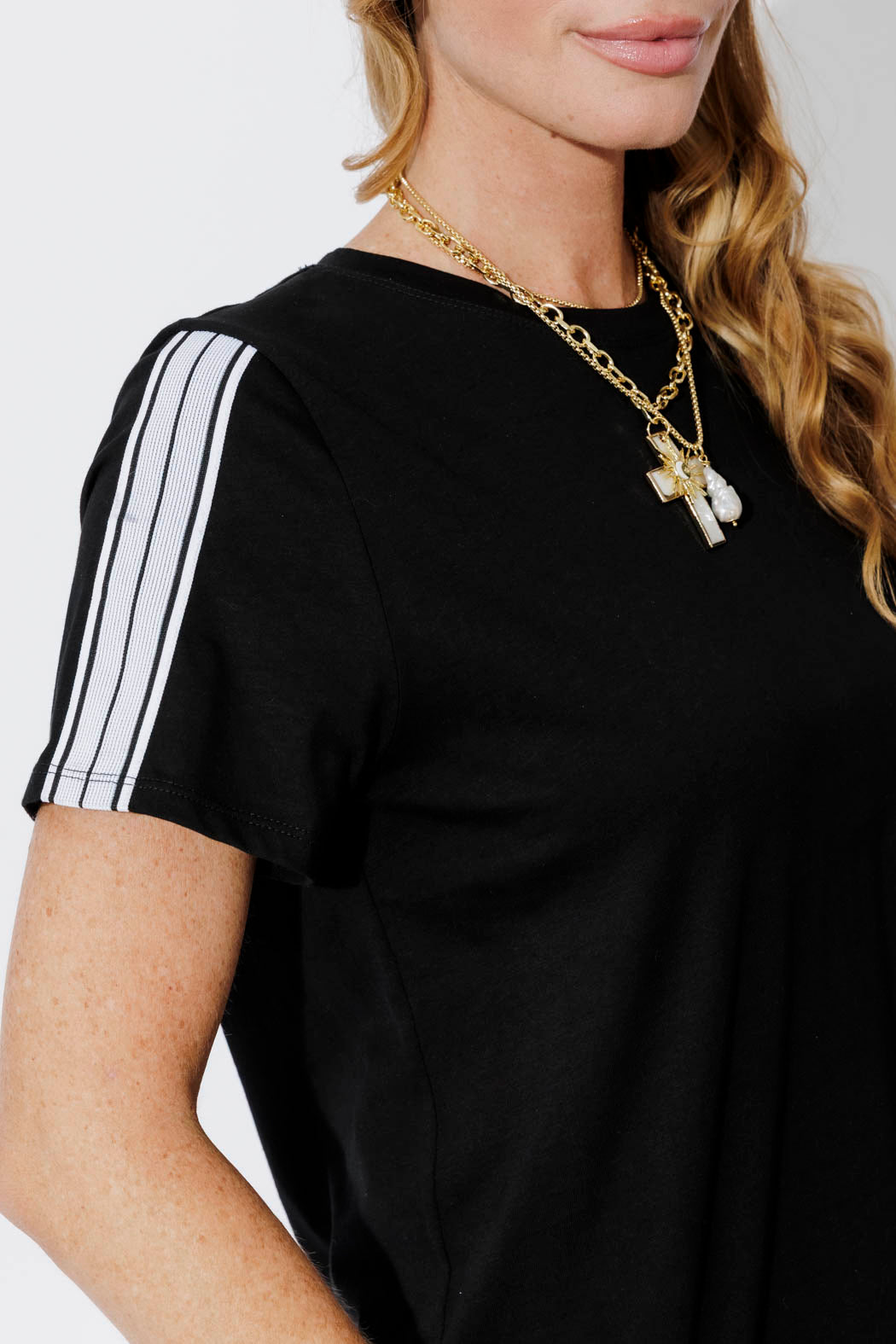 Black Sport Sleeve T-Shirt