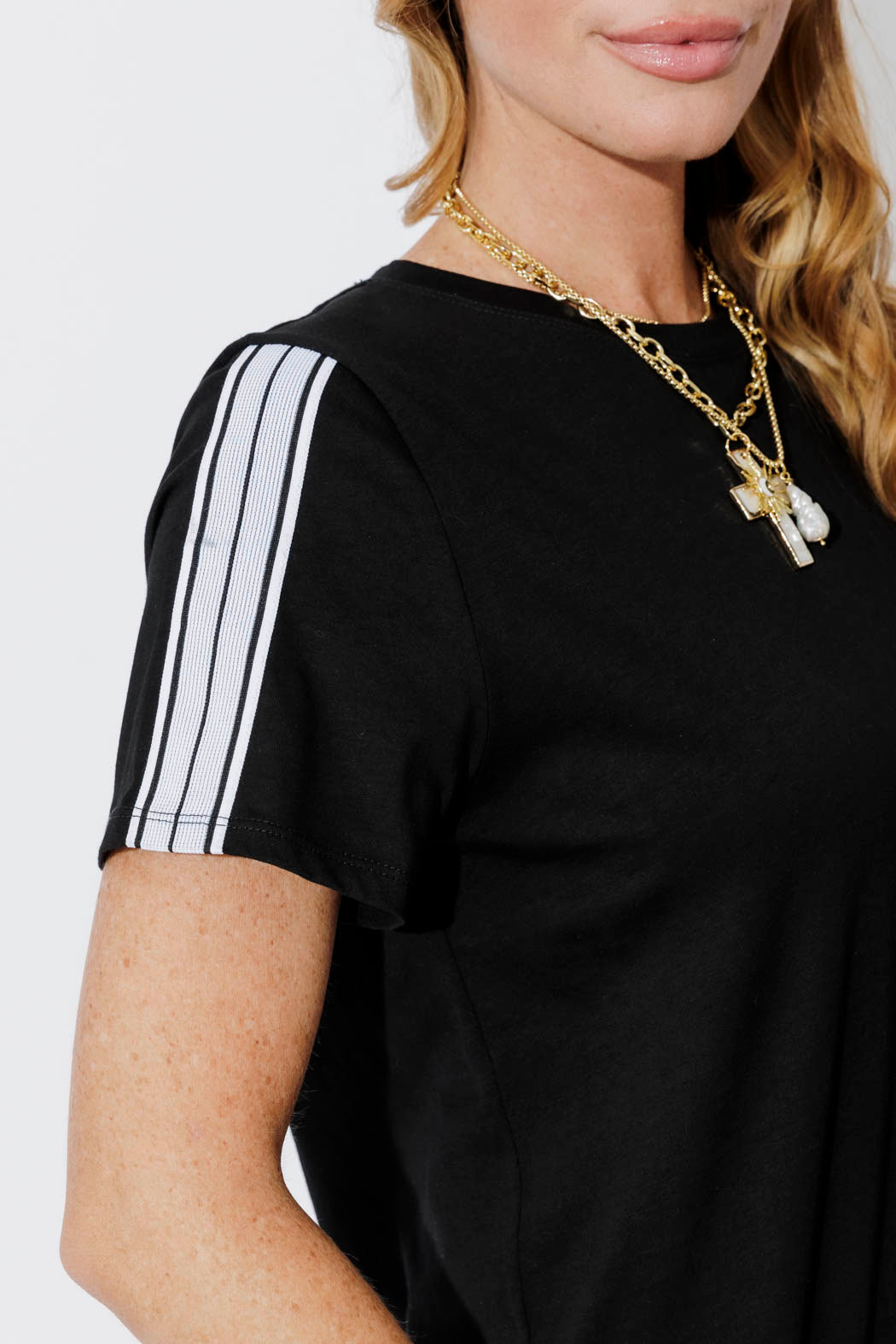 Black Sport Sleeve T-Shirt