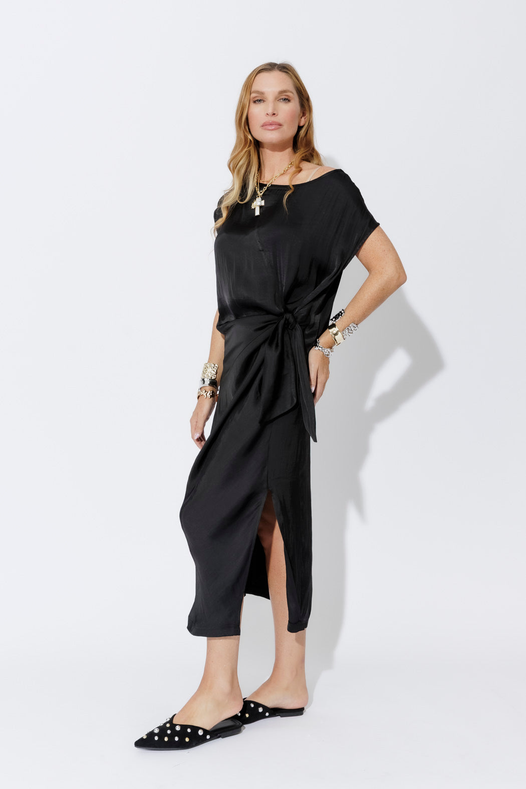 Black Glow Harlow Dress
