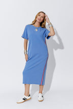 Cornflower Washed Cotton Sport Dress
