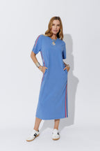 Cornflower Washed Cotton Sport Dress